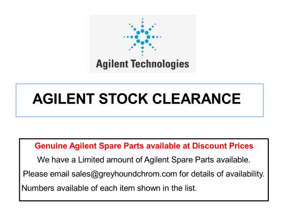 Agilent Stock Clearance Image