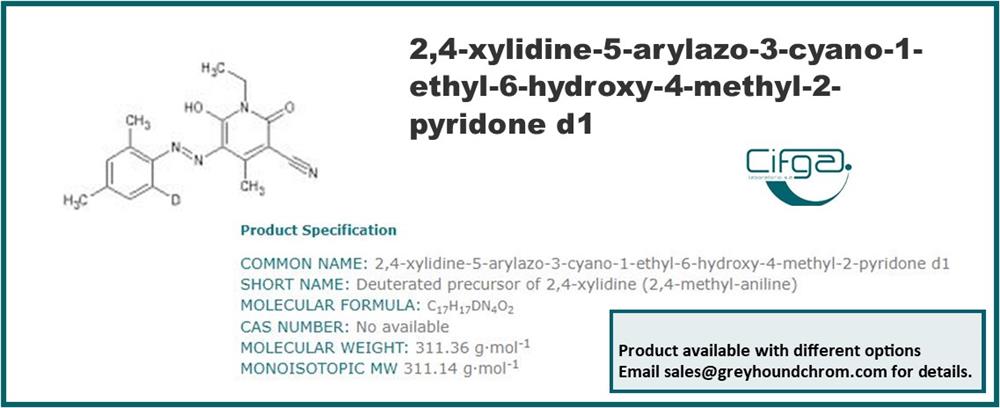 2,4-xylidine-5-arylazo Certified Reference Material