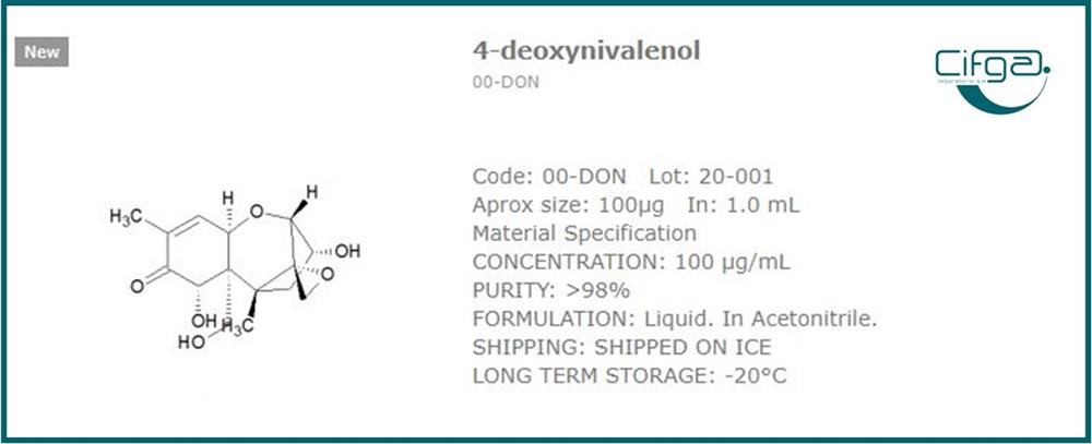 4-deoxynivalenol Certified Reference Materials
