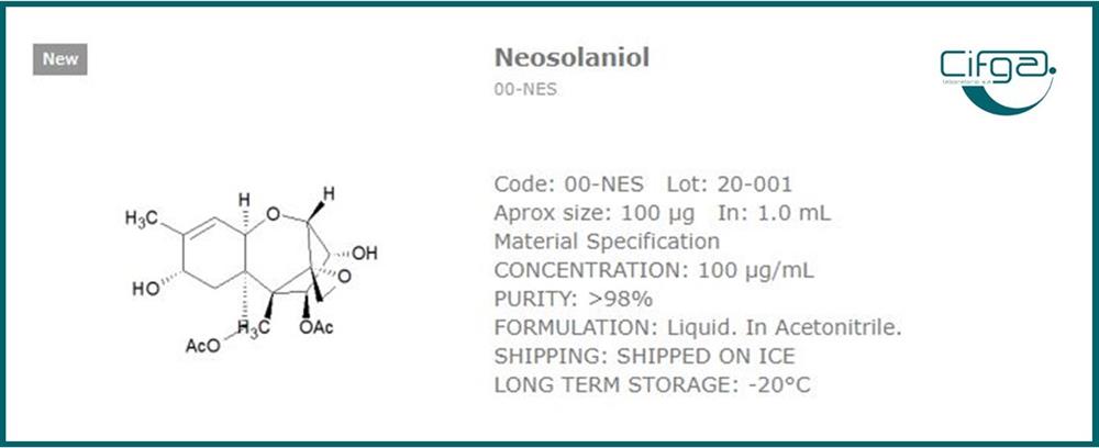 Neosolaniol Certified Reference Material