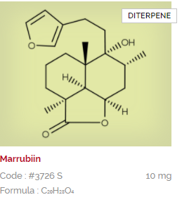 Extrasynthese Marrubiin Botanical Reference Material