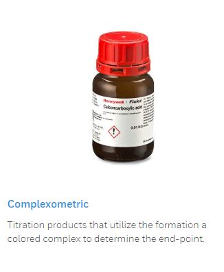 Honeywell Complexometric Products for Titration