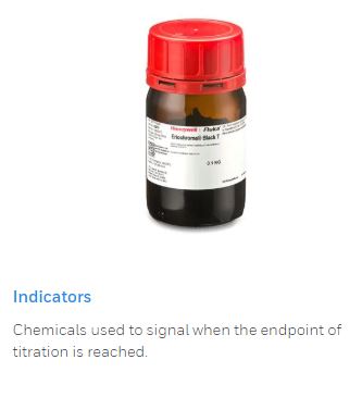 Honeywell Indicators for Titration