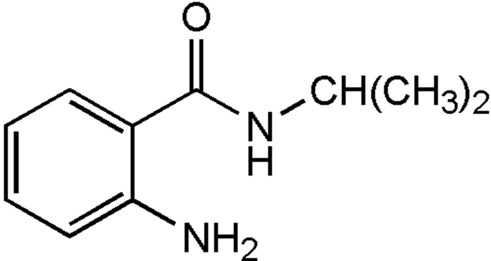Picture of 2-Amino-N-isopropyl benzamide ; MET-1011C