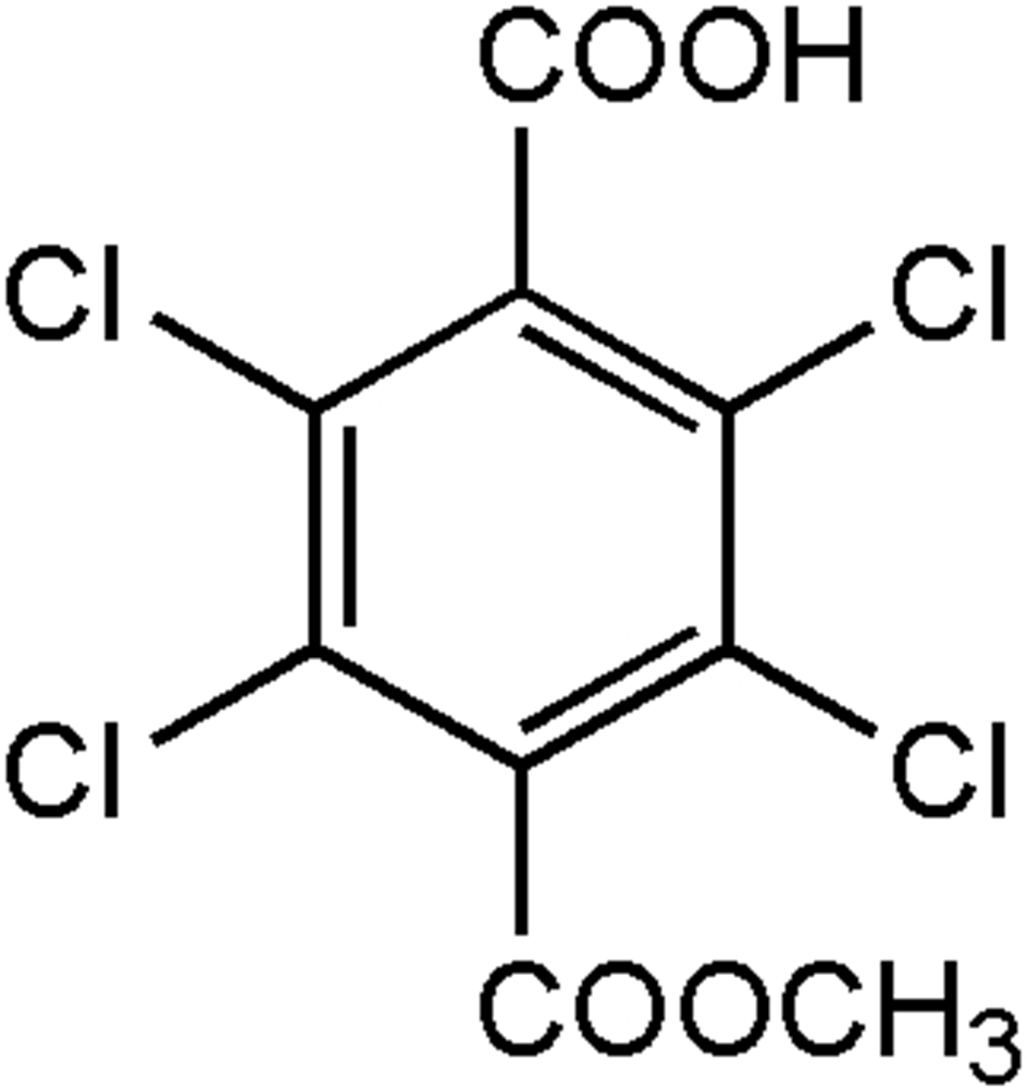 Picture of Monomethyl tetrachloroterephthalate ; MET-33A