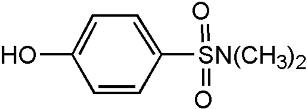 Picture of p-Hydroxy-N,N-dimethylbenzene sulfonamide ; MET-671B