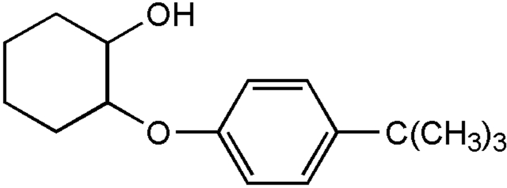 Picture of 2-(4-tert-Butylphenoxy)cyclohexanol ; MET-858A