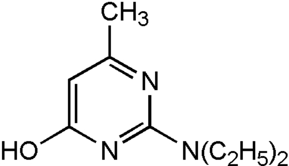 Picture of 2-Diethylamino-6-methyl pyrimidin-4-ol ; MET-644A
