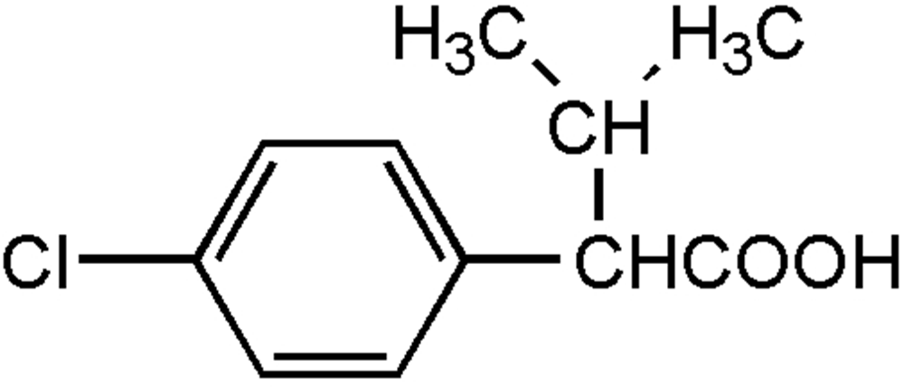 Picture of 2-(p-Chlorophenyl)-3-methyl butyric acid ; MET-1032A