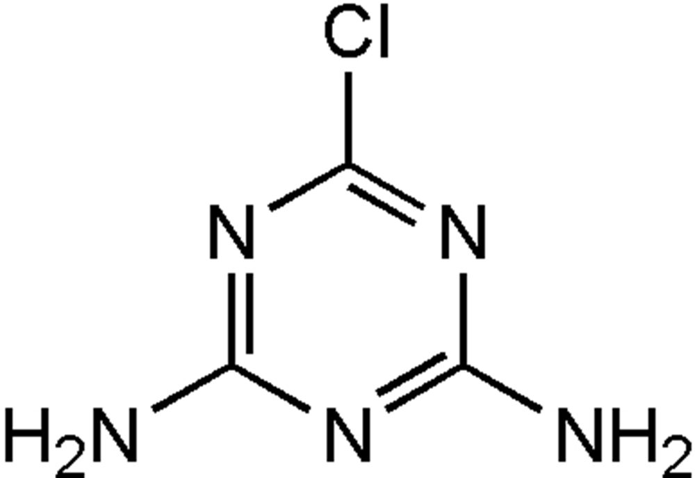 Picture of 2-Chloro-4.6-diamino-1.3.5-triazine ; MET-58C