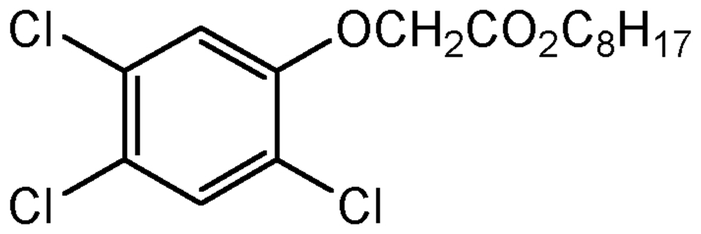 Picture of 2.4.5-T isooctyl ester ; (2.4.5-Trichlorophenoxy)acetic acid isooctyl ester (3; 4 or 5-me; PS-296