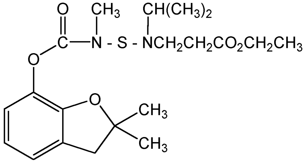 Picture of Benfuracarb ; Furacon®; Oncol®; Ethyl N-[2;3-dihydro-2;2-dimethylbenzofuran-7-yloxy; PS-2241