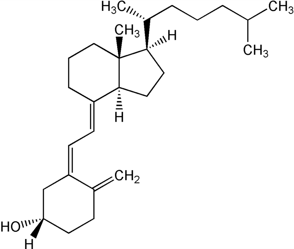 Picture of Cholecalciferol ; Vitamin D3; Calciol; 9;10-Secocholesta-5;7;10(19)-trien-3-beta-ol; PS-2289; V-18