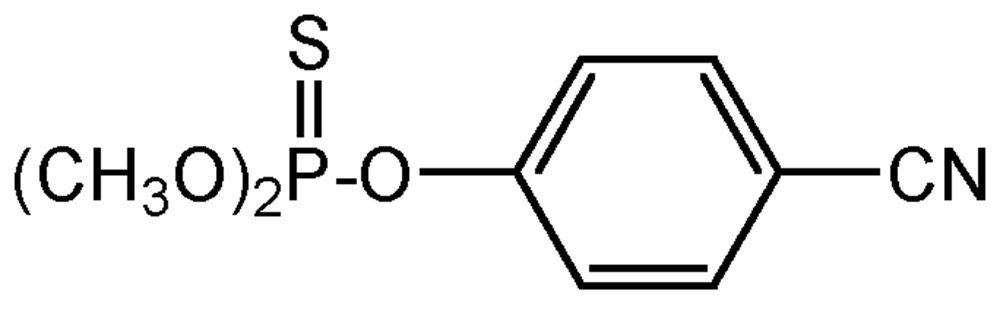 Picture of Cyanophos ; Cyanox®; O-4-Cyanophenyl-O;Odimethylphosphorothioate; PS-2034
