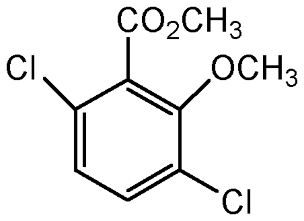 Picture of Dicamba methyl ester ; 2-Methoxy-3;6-dichloromethylbenzoate; Disugran; Racuza®; PS-1102; F961