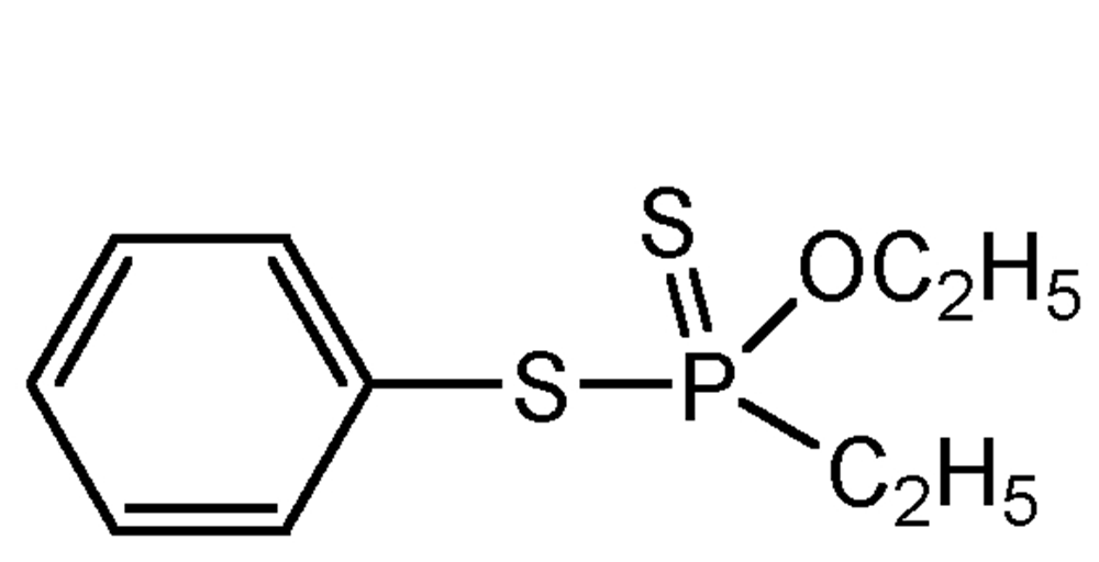 Picture of Fonofos; O-Ethyl-S-phenylethylphosphonodithioate; Fonofos; PS-664; F2424