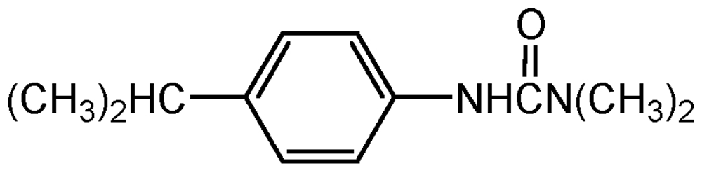Picture of Isoproturon ; 3-(4-Isopropylphenyl)-1;1-dimethylurea; 3-p-Cumenyl-1;1-dimethyl; Isoproturon; Alon®; Arelon®; Graminon®; Tolkan®; PS-2000