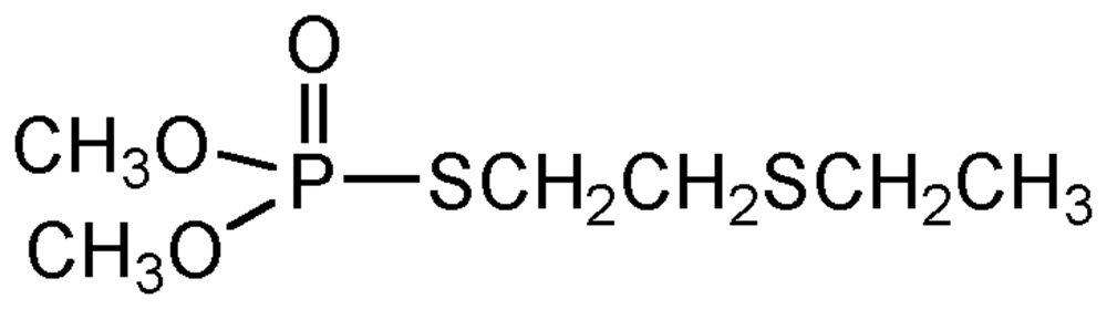 Picture of Metasystox I ® ; S-[2-(Ethylthio)ethyl]-O;Odimethyl phosphorothioate; Demeton-S-methyl; MSI®; Duratox®; PS-1096