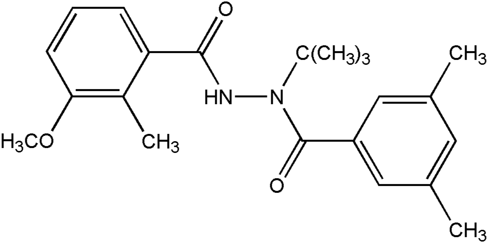 Picture of Methoxyfenozide ; 3-Methoxy-2-methylbenzoic acid 2-(3;5-dimethylbenzoyl)-2-(1;1-di; ps-2264