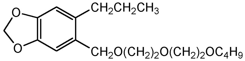 Picture of Piperonyl butoxide ; Butacide®; Butoxide®; 3.4-Methylene-dioxy-6-propylbenyzl n-butyl diethylene glycol eth; PS-100