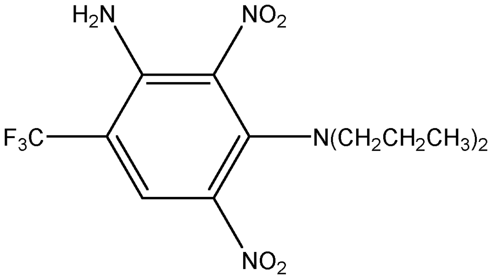 Picture of Prodiamine ; 5-Dipropylamino-a;a;a-trifluoro-4;6-dinitro-o-toluidine; Barricade®; Endurance®; Marathon®; PS-2133