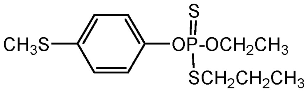 Picture of Sulprofos ; O-Ethyl-O-[4-(methylthio)phenyl]-Spropyl; Bolstar®; Helothion®; PS-1018; F2056