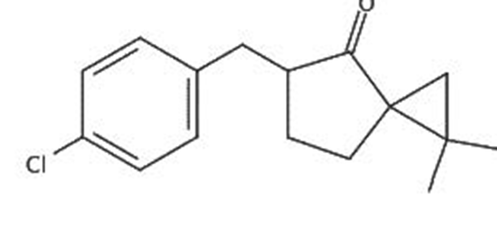 Picture of 5-(4-chlorophenyl)methyl-1,1-dimethyl-Spiro[2.4]hept-4-one