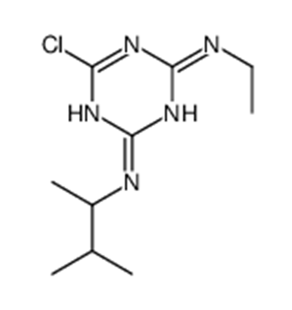 Picture of 6-chloro-4-ethylamino-2-(3-methylbutan-2-yl)amino-triazine