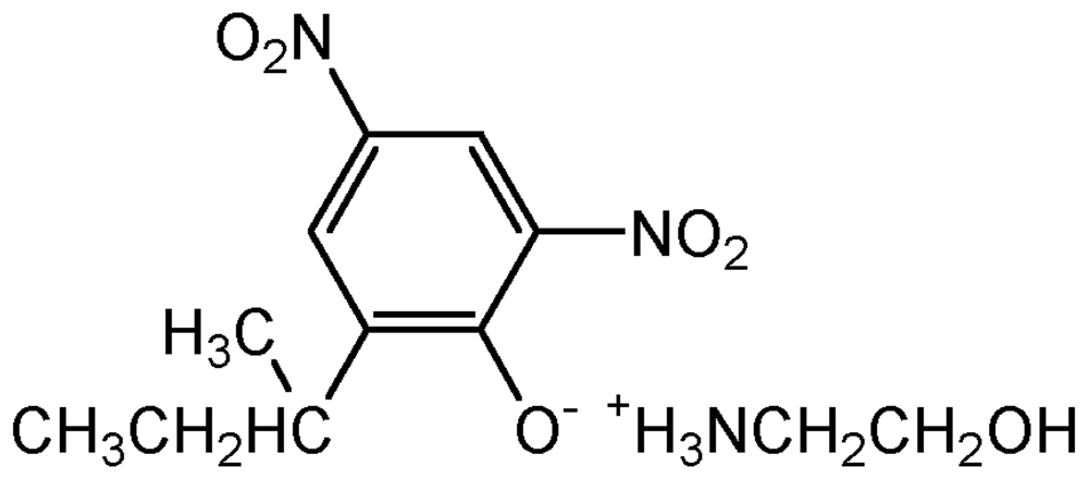 Picture of 4.6-Dinitro-2-sec-butylphenol ethanolamine salt Solution 100ug/ml in H2O; PS-433AJS