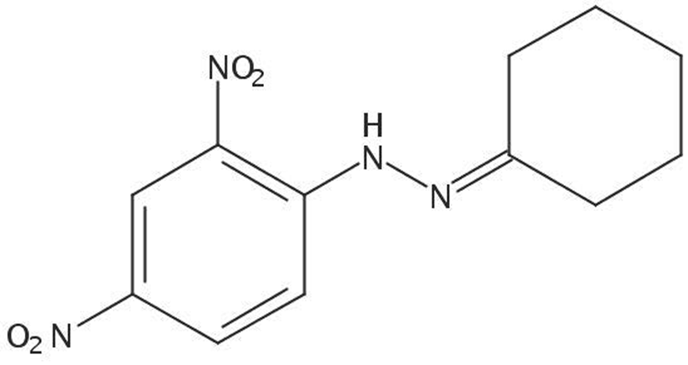 Picture of Cyclohexanone (DNPH Derivative) Solution 1000ug/ml in Methanol:Acetonitrile (80:20); F2344JS