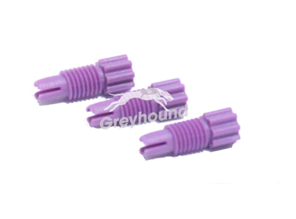 Universal capillary connector fitting, type I, violet, for 1mm/1.6mm (1/16") OD tubing