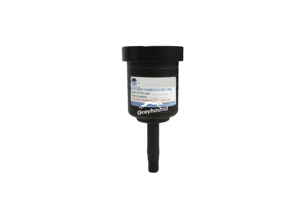 Picture of Activated charcoal cartridge filter, 50gms, with antisplash lid