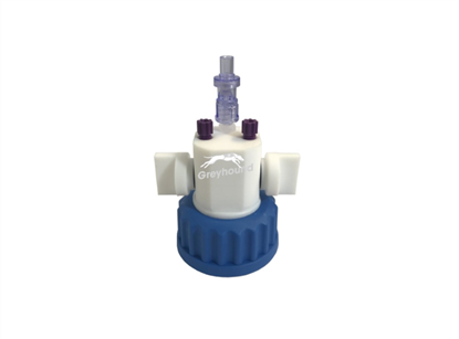 Smart Healthy Cap GL45, 2 Universal connectors (1/8" to 1/16") with shut-off and 1 air check valve