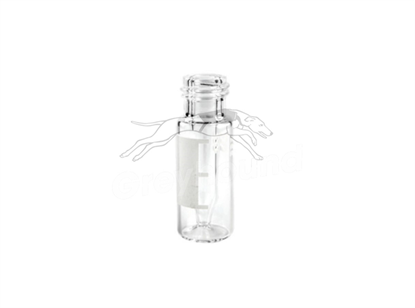 200µL Screw Top Fixed Insert Vial, Clear Gold Grade Glass with Write-on Patch (Micro+)