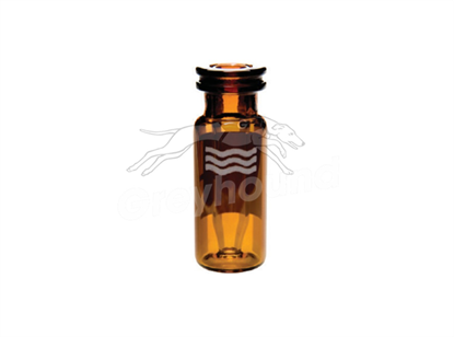 300µL Snap Cap Fused Insert Vial, Amber Glass with Write-on Patch