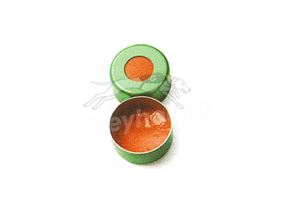 Picture of 11mm Aluminium Crimp (Green) with Type 7 Rubber/PTFE Liner