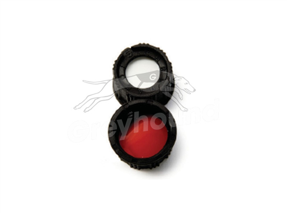Picture of 12mm Open Top Screw Cap, with Prefitted Silicone/PTFE Liner