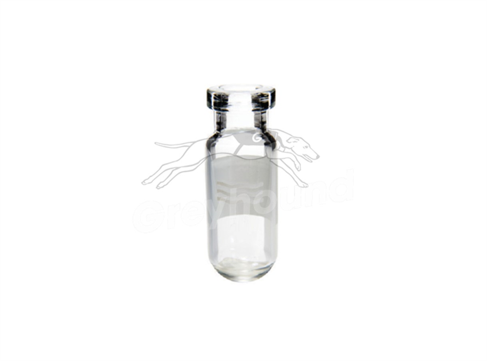 Picture of 2mL Round Bottom Vial - Clear Glass with Write-on Patch