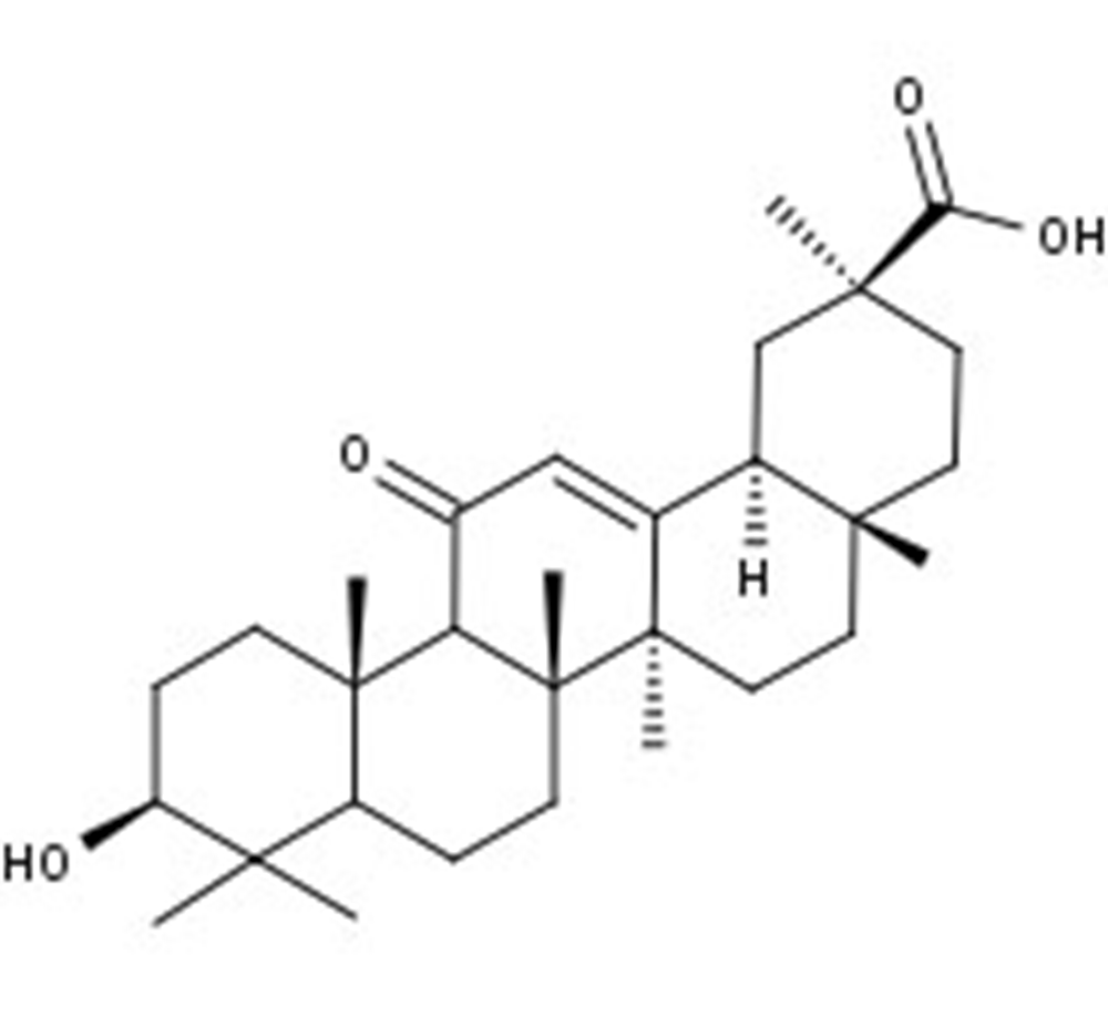 Picture of 18-alpha-Glycyrrhetinic acid