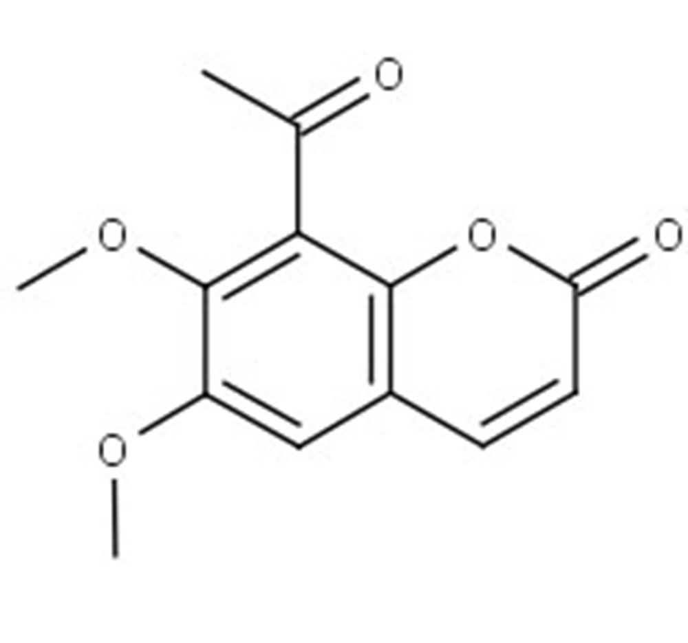 Picture of 8-Acetyl-6,7-dimethoxycoumarin