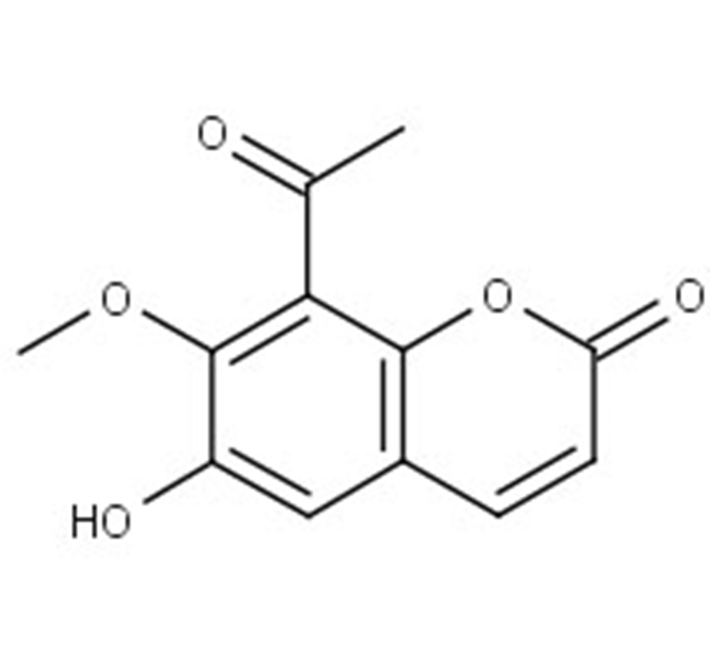 Picture of 8-Acetyl-6-hydroxy-7-methoxycoumarin
