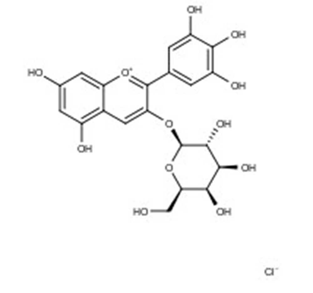 Picture of Delphinidin-3-O-galactoside chloride