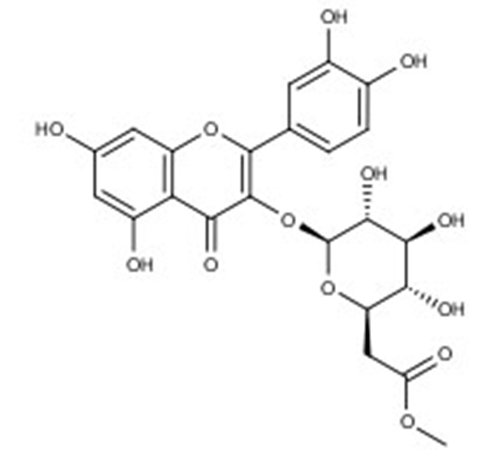 Picture of Quercetin-3-O-glucose-6''-acetate