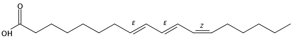 Picture of 8(E),10(E),12(Z)-Octadecatrienoic acid, 25mg