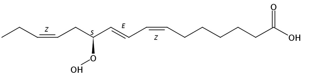 Picture of 11(S)-Hydroperoxy-7(Z),9(E),13(Z)-hexadecatrienoic acid, 100ug