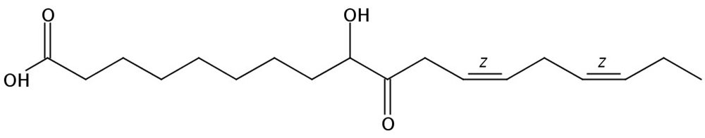 Picture of 9-Hydroxy-10-oxo-12(Z),15(Z)-octadecadienoic acid, 100ug