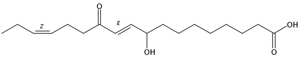 Picture of 9-Hydroxy-12-oxo-10(E),15(Z)-octadecadienoic acid, 5 x 50ug