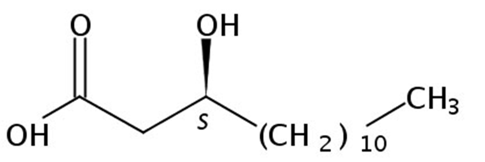 Picture of (S)-3-Hydroxytetradecanoic acid, 25mg
