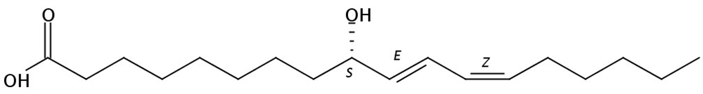 Picture of 9(S)-hydroxy-10(E),12(Z)-octadecadienoic acid, 100ug