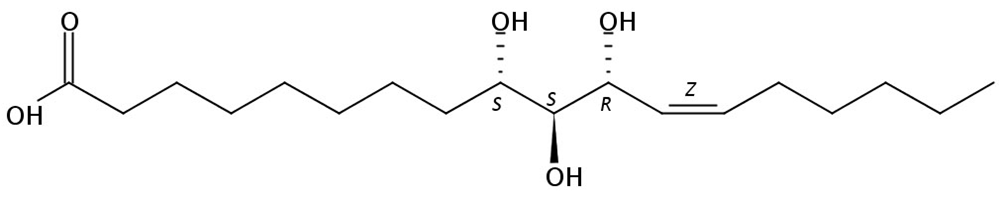 Picture of 9(S),10(S),11(R)-Trihydroxy-12(Z)-octadecenoic  acid, 5 x 100ug